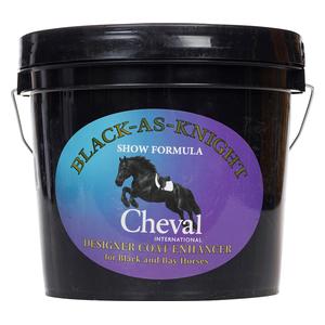 Show-Safe Black-as-Knight Coat Enhancing Supplement for Horses  Cheval International